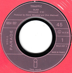 Glad / Freedom Rider by Traffic (Single; Island; 6014 037): Reviews ...
