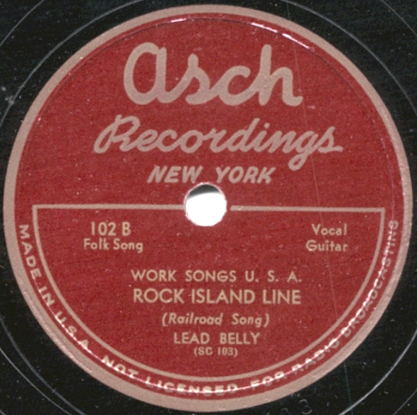 Ol' Riley (Slave Song) / Rock Island Line (Railroad Song) by Lead Belly  (Single, Contemporary Folk): Reviews, Ratings, Credits, Song list - Rate  Your Music