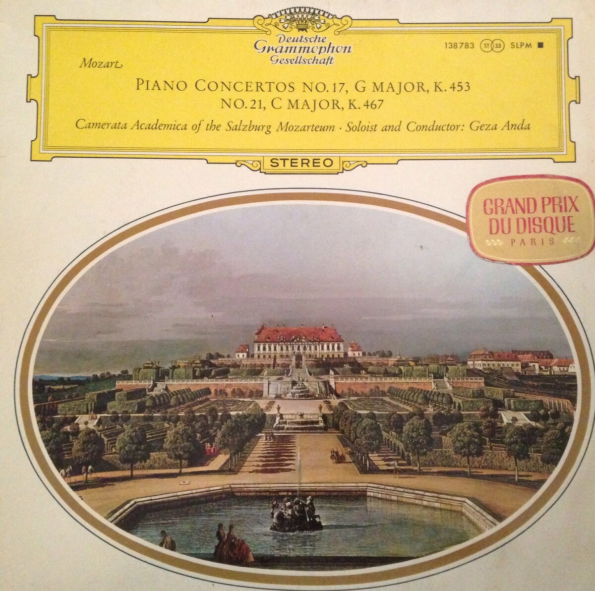 (CD)Piano Concertos／Mozart、Anda Mozart, Camerata Academica Salzburger Mozarteums, Geza Anda