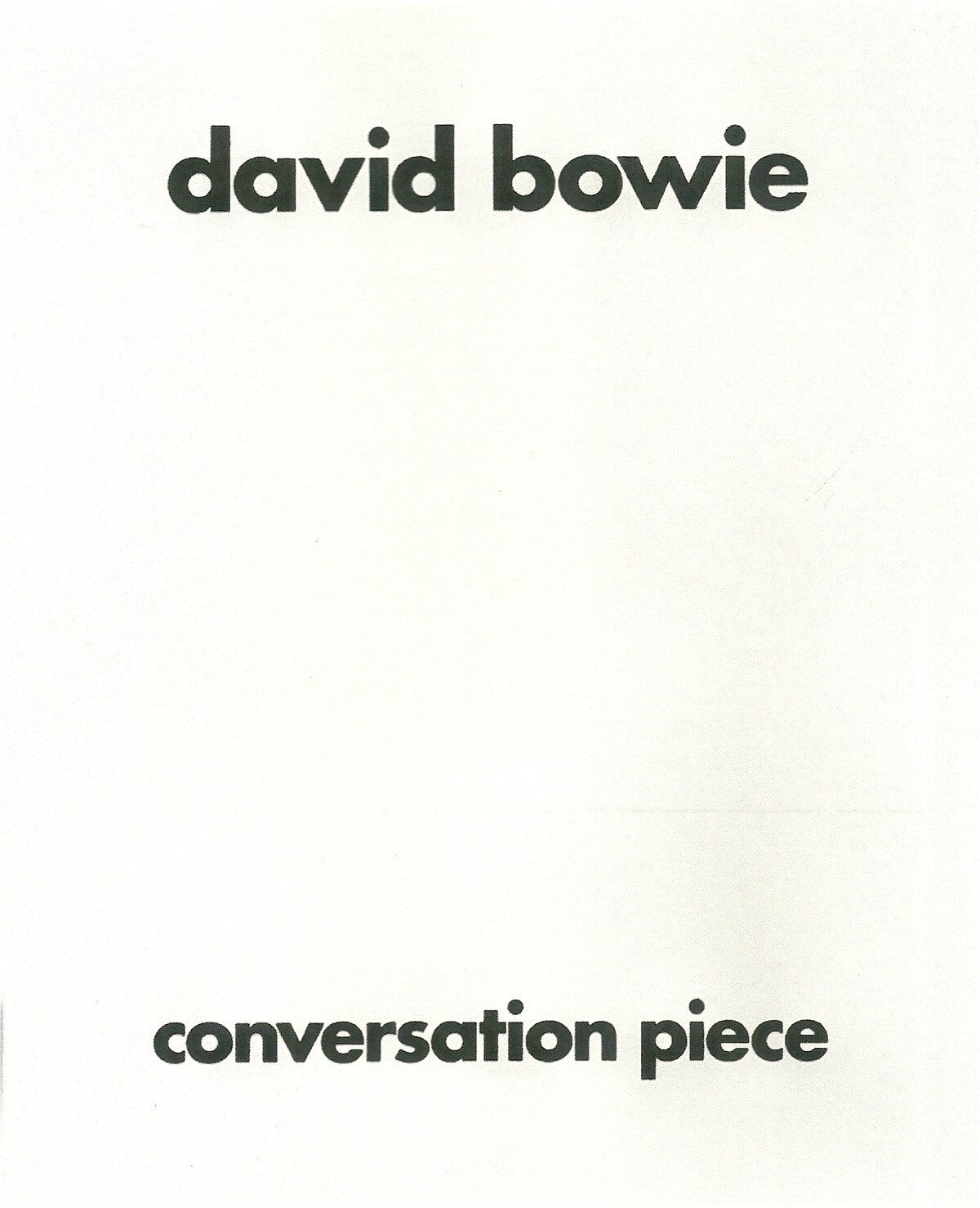 Conversation Piece by David Bowie (Compilation, Folk Rock 
