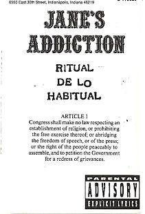 Ritual de lo Habitual by Jane's Addiction (Album; Warner