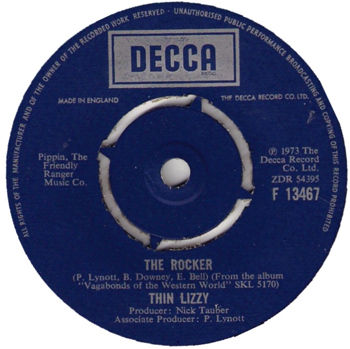 英7” Thin Lizzy Rocker / Here I Go Again F13467PROMO DECCA プロモ /00080 The Rocker / Here I Go Again by Thin Lizzy (Single, Hard