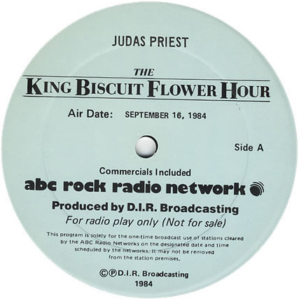 The King Biscuit Flower Hour by Judas Priest (Bootleg, Heavy Metal 