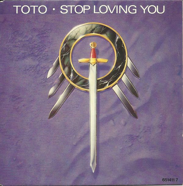 Stop Loving You / The Seventh One by Toto (Single; CBS; CBS 651411