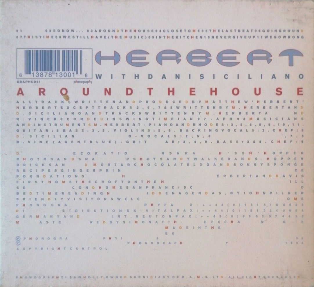 英3LP Matthew Herbert, Dani Sicilian Around The House AC159 Accidental 未開封 /00920 Around The House | Herbert | Matthew Herbert