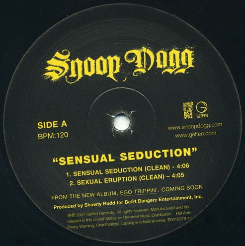 Sexual Seduction by Snoop Dogg (Single; Geffen; B0010576-11): Reviews
