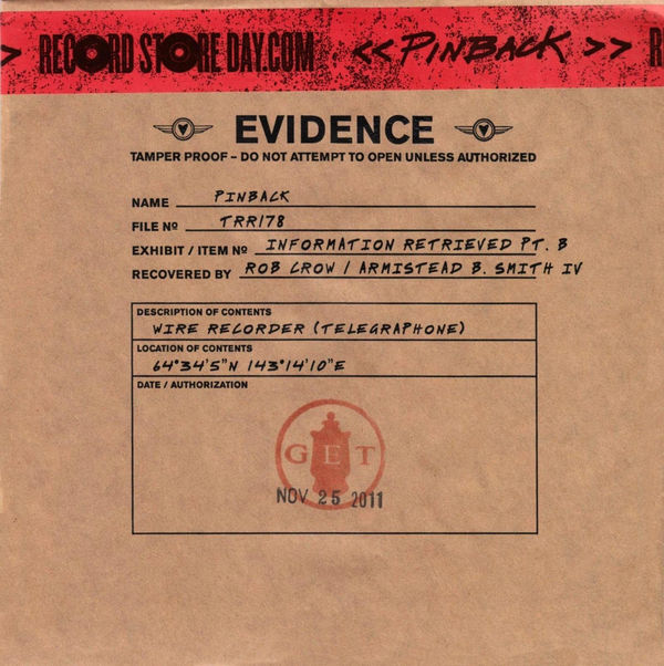 Information Retrieved Pt. B by Pinback (EP, Indie Rock): Reviews ...