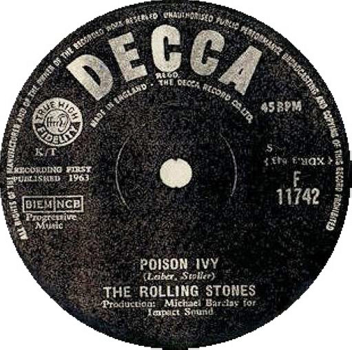 Poison Ivy / Fortune Teller by The Rolling Stones (Single, British