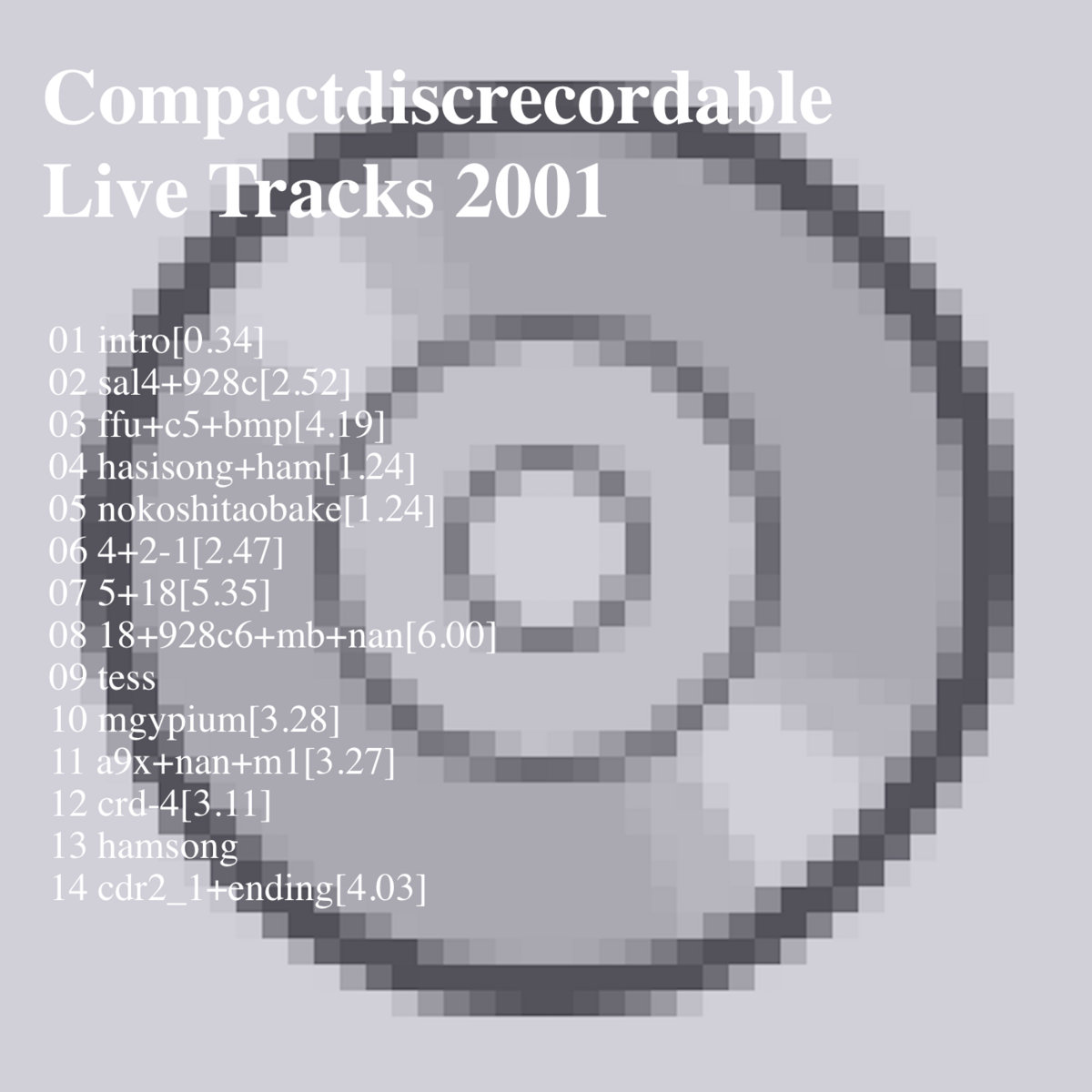 Live Tracks 2001 by Compactdiscrecordable (Album): Reviews, Ratings ...