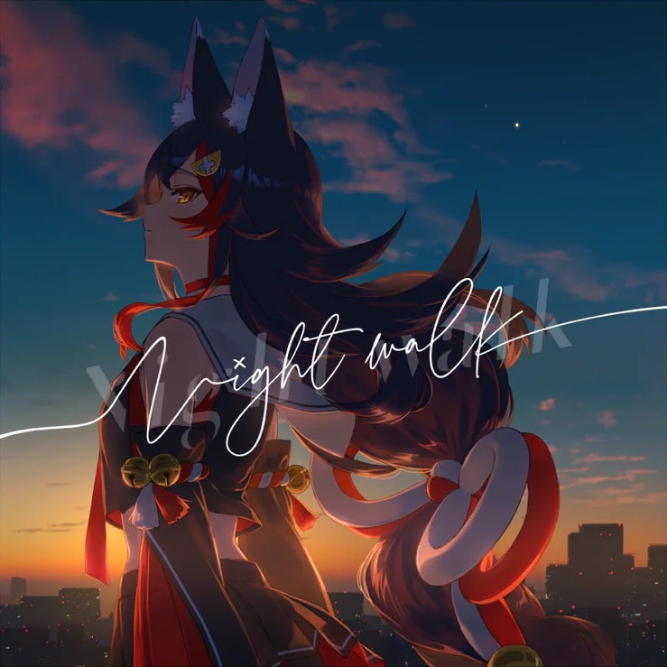 ネットで注文 Night HOLOEC Cover; (Album; Ookami] [Mio 大神ミオ by Walk アニメ