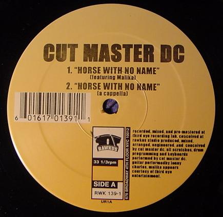 洋楽 Cut Master DC / Horse With No Name koco Cut Master DC – Horse With No Name – Vinyl (12