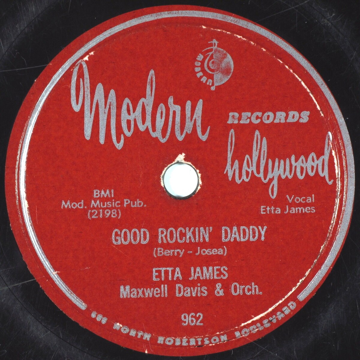 Good Rockin' Daddy / Crazy Feeling by Etta James (Single