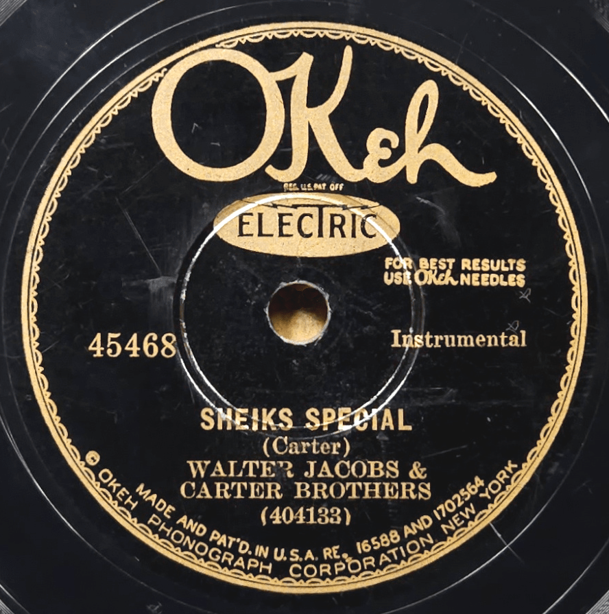 Sheiks Special / Dear Little Girl by Walter Jacobs & Carter Brothers ...