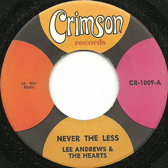 Never the Less / Island of Love by Lee Andrews and The Hearts (Single ...
