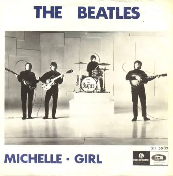 Michelle / Girl by The Beatles (Single; Parlophone; SD 5987