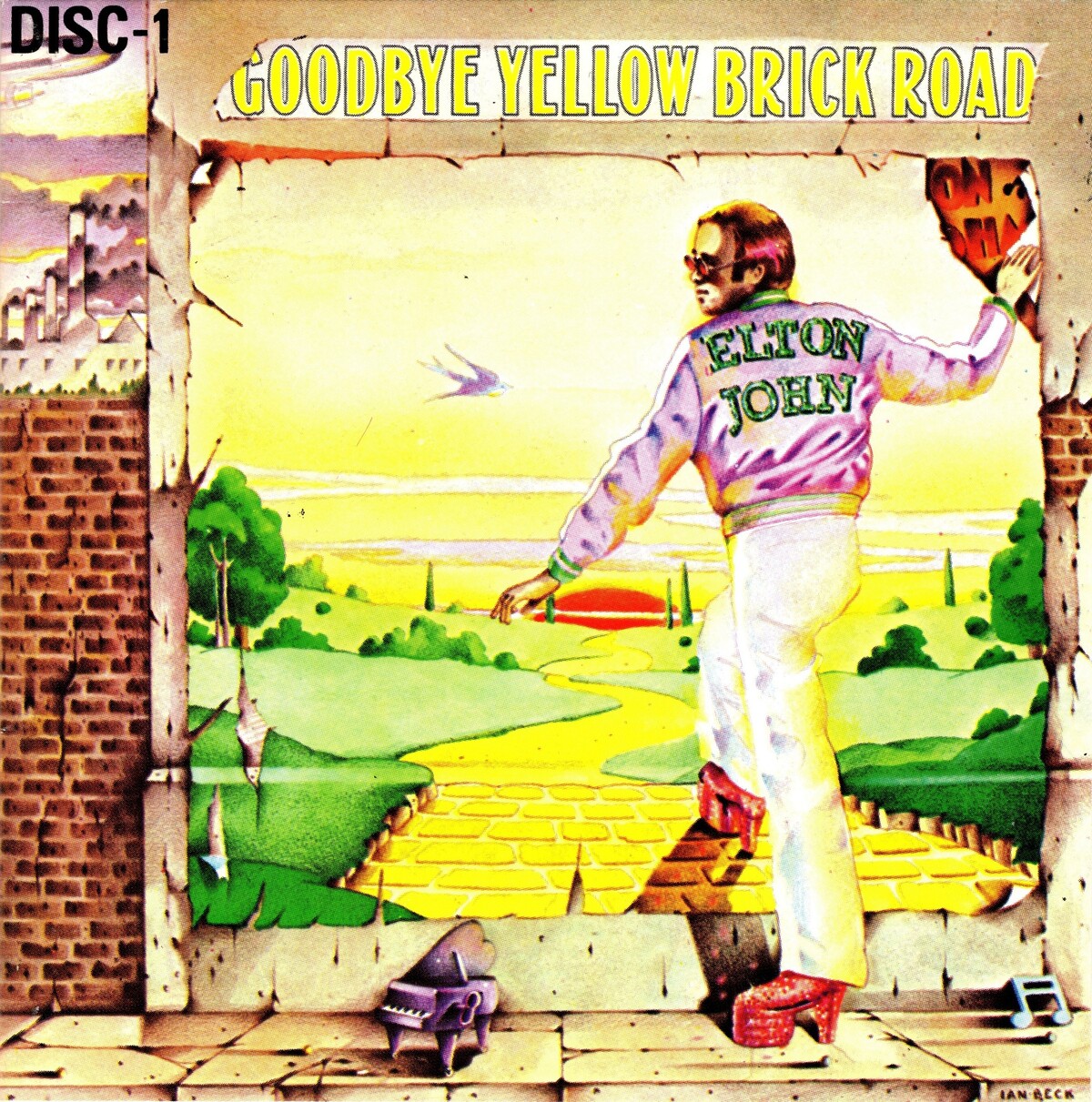 Goodbye Yellow Brick Road by Elton John (Album; MCA; MCAD2-6894): Reviews,  Ratings, Credits, Song list - Rate Your Music, image size:1200x1211