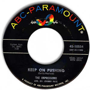 Keep On Pushing / I Love You (Yeah) by The Impressions (Single, Chicago Soul): Reviews, Ratings, Credits, Song list - Rate Your Music