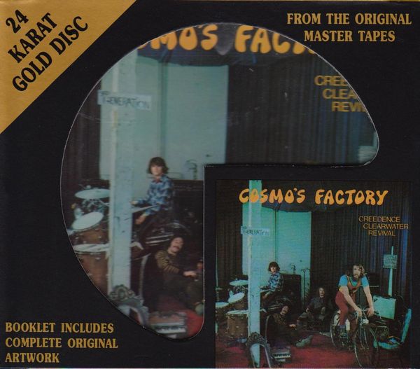 コスモス・ファクトリー／CCR／DCC 24k GOLD CD／新品状態 Creedence Clearwater Revival - Cosmo's Factory DCC/24K Gold