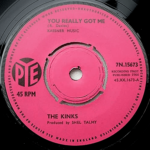 The Kinks『YOU REALLY GOT ME』7inchレコード The Kinks – You Really Got Me – Vinyl (Red Wax, LP