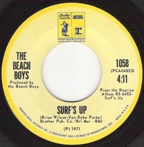 Surf's Up / Don't Go Near the Water by The Beach Boys (Single