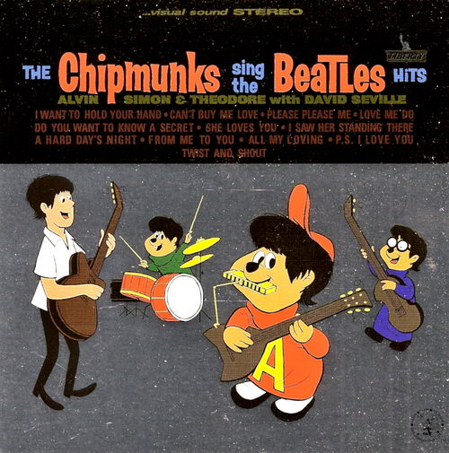 【LPレコード】【オリジナル盤】The Chipmunks Beatles Vinyl Record LP The Chipmunks Sing The Beatles Liberty LN510177 33