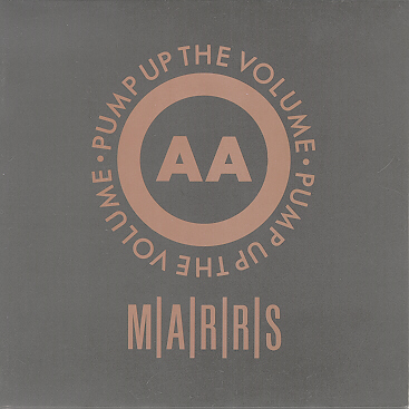 Pump Up the Volume by M/A/R/R/S (Single; 4AD; BAD 707 CD