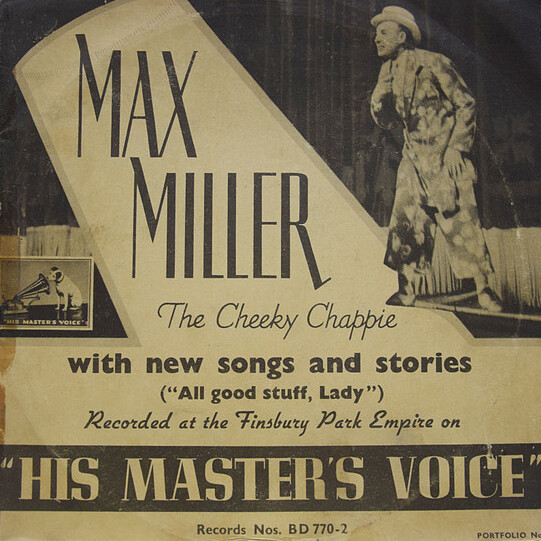 Max Miller in the Theatre by Max Miller (Album; HMV; B.D.770): Reviews ...
