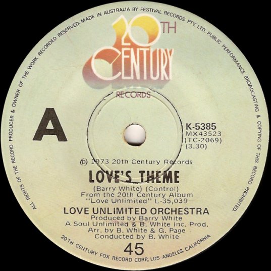 Love's Theme / Sweet Moments by Love Unlimited Orchestra