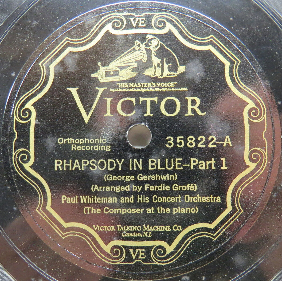 Rhapsody in Blue (Parts 1 & 2) by Paul Whiteman and His Concert