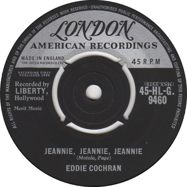 Jeannie, Jeannie, Jeannie / Pocketful of Hearts by Eddie Jeannie, Jeannie, Jeannie / Pocketful of Hearts by Eddie