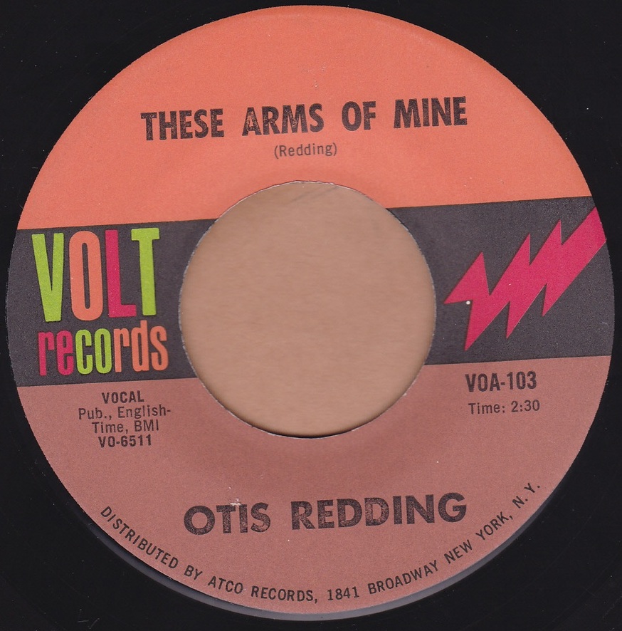 These Arms of Mine / Hey Hey Baby by Otis Redding (Single; Volt; VOA-103):  Reviews, Ratings, Credits, Song list - Rate Your Music