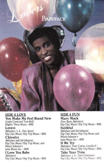 Lovers by Babyface (Album; Solar; 4XT 72552): Reviews, Ratings