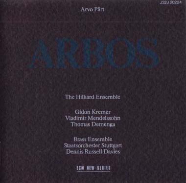 Arvo Pärt – Arbos CD (Japan Release) OC0yMjYzLnBuZw.jpeg
