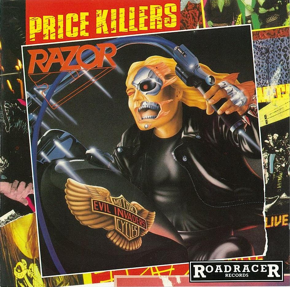 Evil Invaders by Razor (Album; Roadracer; RO 9732 2