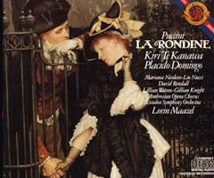 La rondine by London Symphony Orchestra / Ambrosian Opera Chorus ...