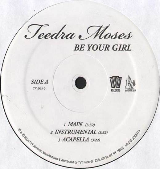 Teedra Moses Be Your Girl 12インチシングル 【公式通販】