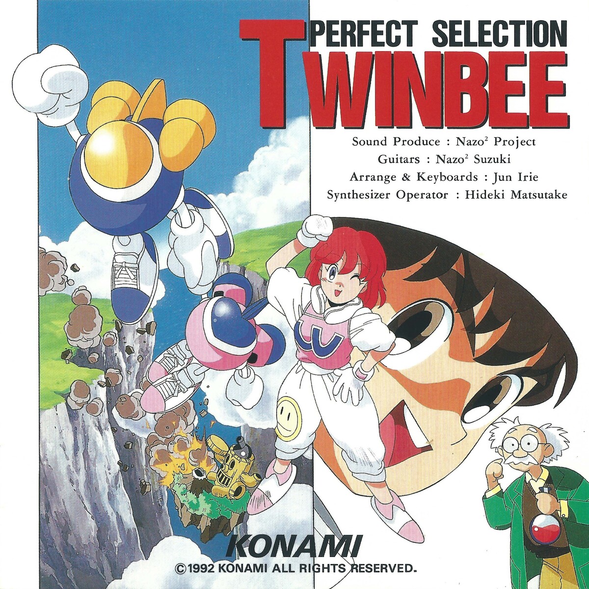 Perfect Selection Twinbee by コナミ矩形波倶楽部 [Konami Kukeiha Club] / Nazo² ...