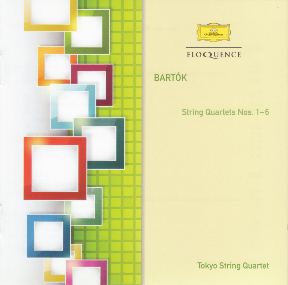 String Quartets Nos. 1–6 by Tokyo String Quartet (Album; Eloquence; 480 ...