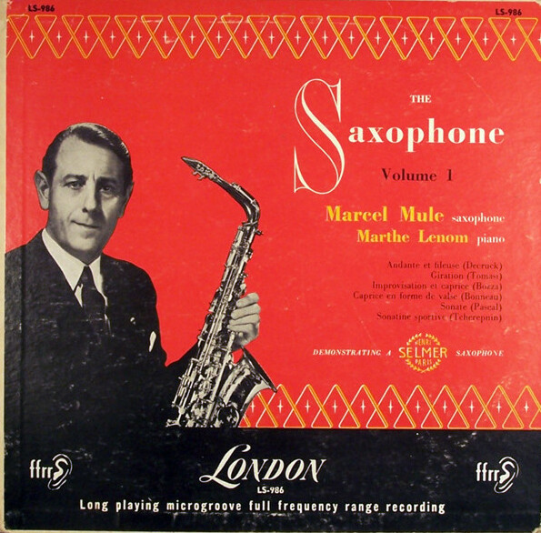 The Saxophone Vol 1 by Marcel Mule Album Western Classical Music Reviews Ratings Credits Song list Rate Your Music