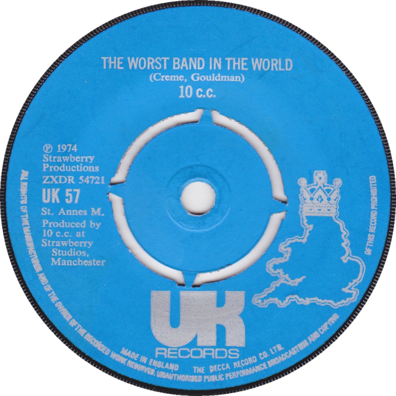 The Worst Band in the World / 18 Carat Man of Means by 10cc