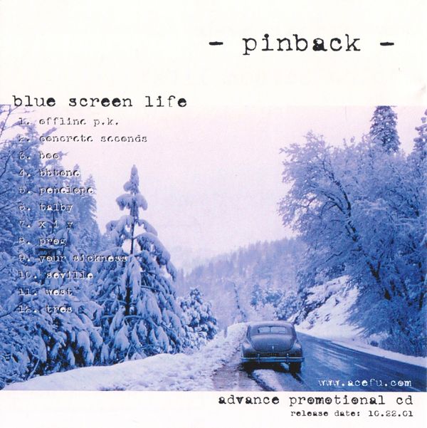 Blue Screen Life by Pinback (Album; Ace Fu; Ace 015): Reviews