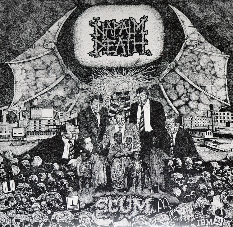 米LP Napalm Death Scum MOSH003FDRUS Earache /00260 Scum by Napalm Death (Album; Earache; MOSH003LP1): Reviews