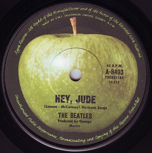 Hey, Jude / Revolution by The Beatles (Single; Apple; A-8493