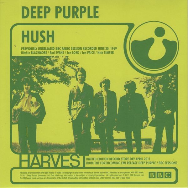 DEEP PURPLE ／ HUSH ／ SPEED KING
