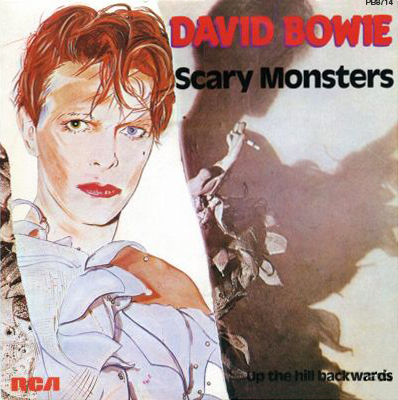 Scary Monsters / Up the Hill Backwards by David Bowie (Single; RCA; PB  8714): Reviews, Ratings, Credits, Song list - Rate Your Music