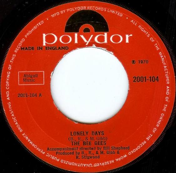 Lonely Days Man for All Seasons by Bee Gees Single Pop Rock Reviews Ratings Credits Song list Rate Your Music