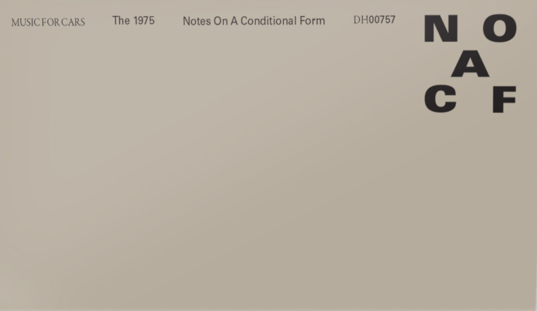 Notes on a Conditional Form by The 1975 (Album; Polydor; 0829897 ...
