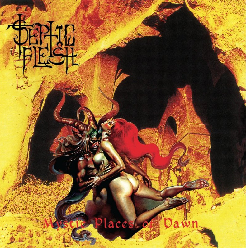 Mystic Places of Dawn [red vinyl] by Septic Flesh (Album; The