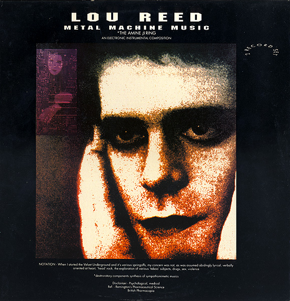 2discs LP Lou Reed l Machine Music (The Amine Β Ring) CPL21101 RCA /00660 Metal Machine Music (The Amine β Ring) by Lou Reed (Album; Great