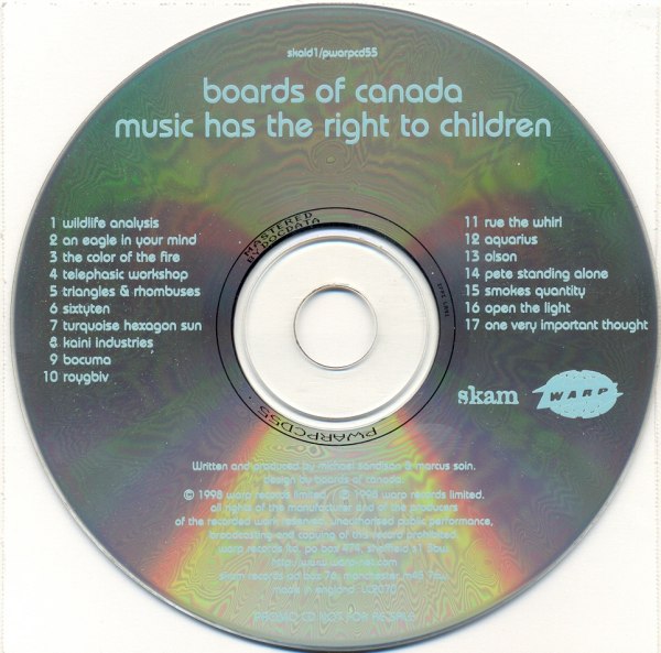 boards of canada/music has the〜LP Boards Of Canada - Music Has The Right To Children on Vinyl